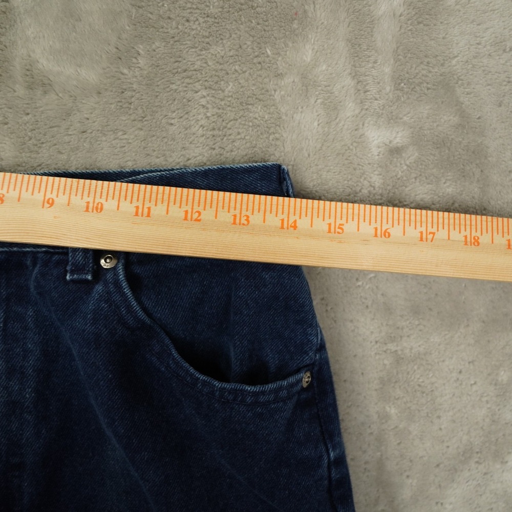 Vintage Lee High Waisted Tapered Leg 80s Jeans Women's 12P Dark Wash 28x27.5 - Picture 6 of 10